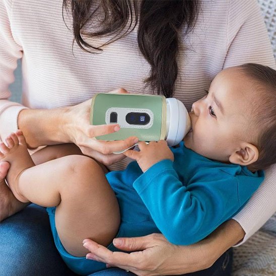 Chauffe-biberon-vert