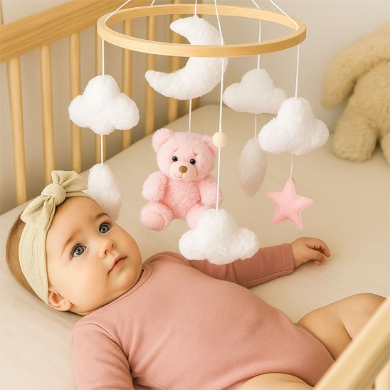 mobile bébé étoilé