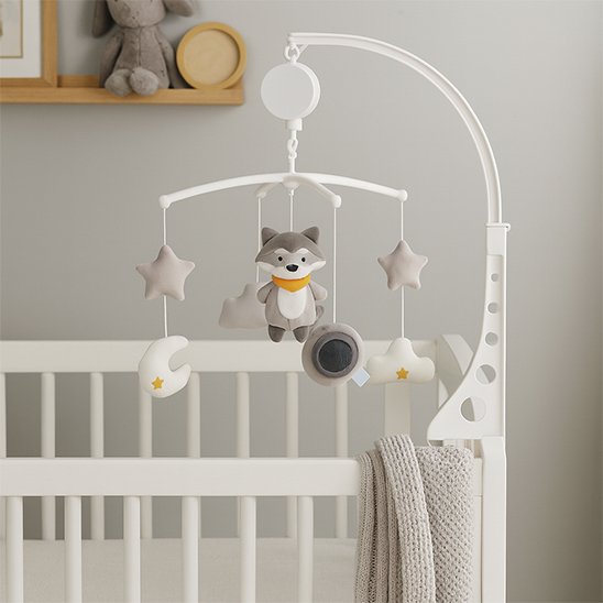 mobile bébé blanc