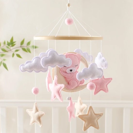 mobile bebe forme lapin nuage