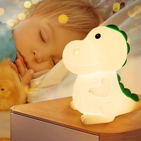 veilleuse bébé crème