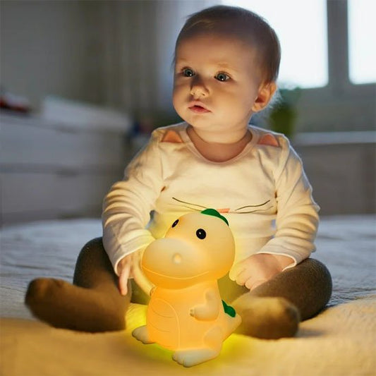 veilleuse bébé crème