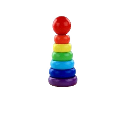 WoodenToys™ - Tour arc - en - ciel - Univers luxe bebe